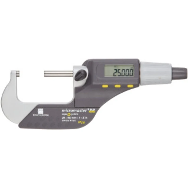 Brown & Sharpe Micromaster Digital Micrometer, 1 - 2 / 25 - 50mm - 599-126
